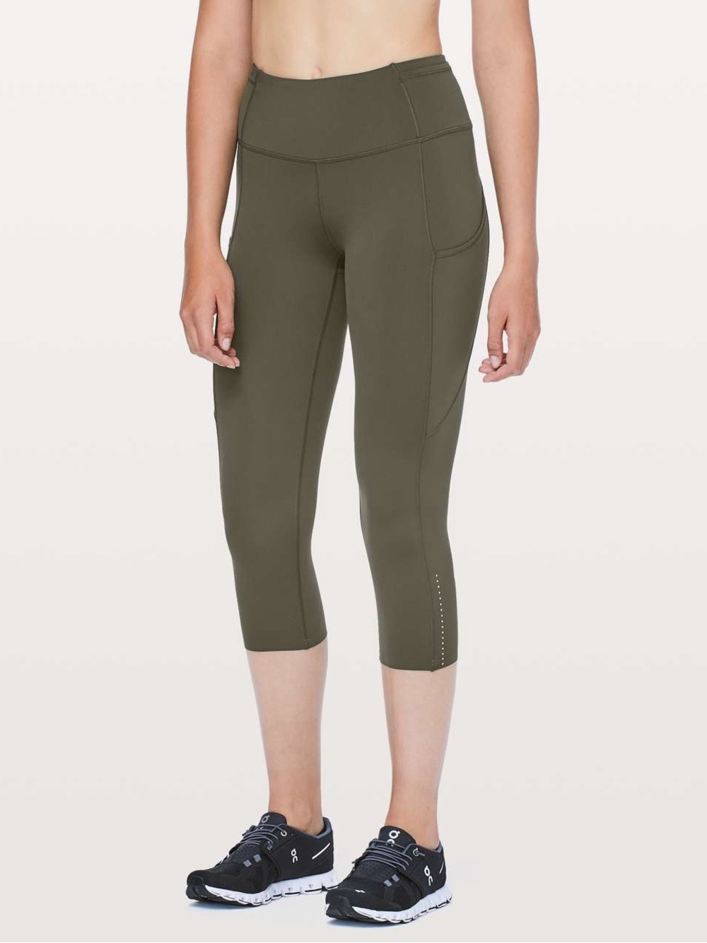 Lululemon Fast & Free Crop II *Nulux 19"